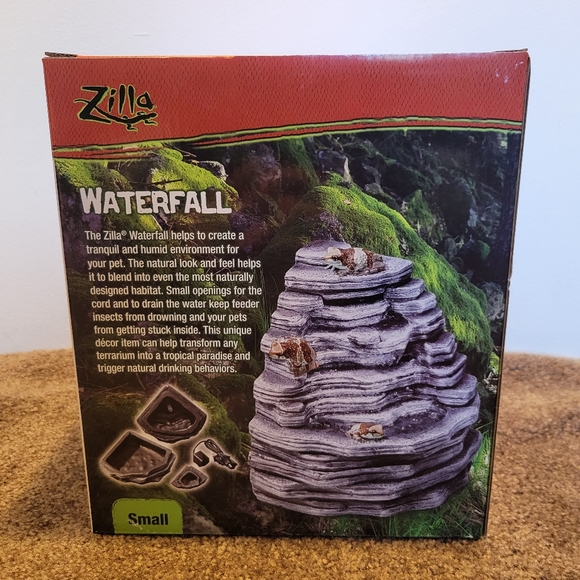 Zilla Reptile Zilla Small Waterfall For Reptiles Amphibians